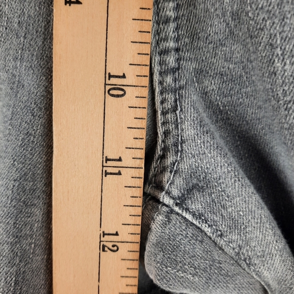 Loft Gray Light Wash Raw Denim Jeans - Picture 11 of 12